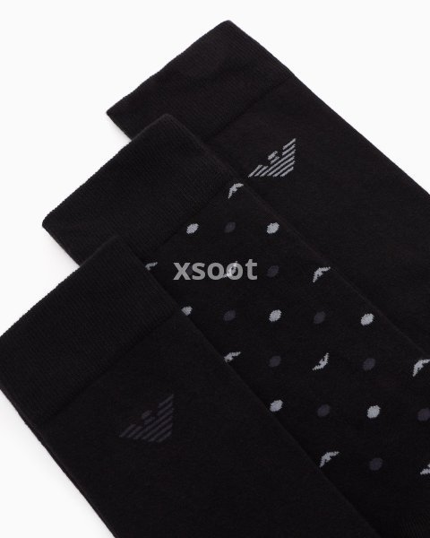 Buy All-Over Eagle Print Socks 3-Pack | Statement Style Crew Socks for Bold Streetwear Looks