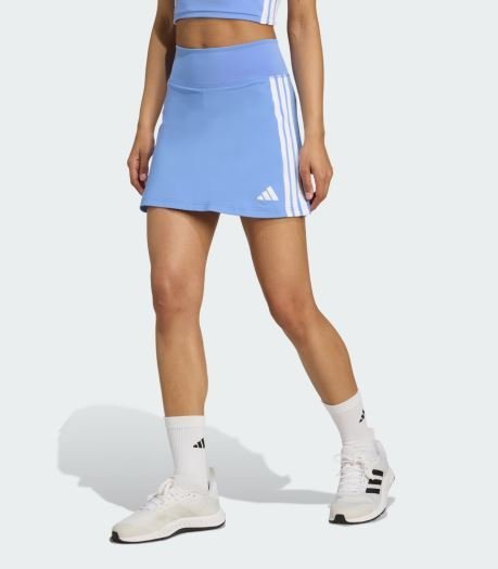 Buy Authentic Train Essentials 3-Stripes Workout Skort Online | Women's Performance Activewear Skirt with Built-In Shorts