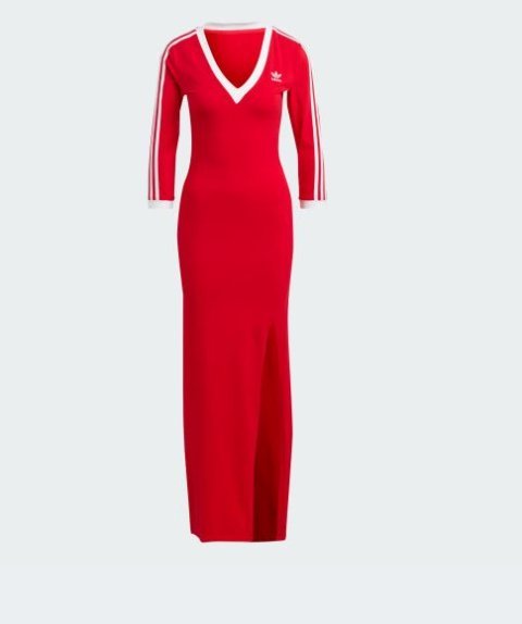 Buy Authentic Adicolor Classics 3-Stripes Maxi Dress Online | Women's Sporty Casual Maxi Dress