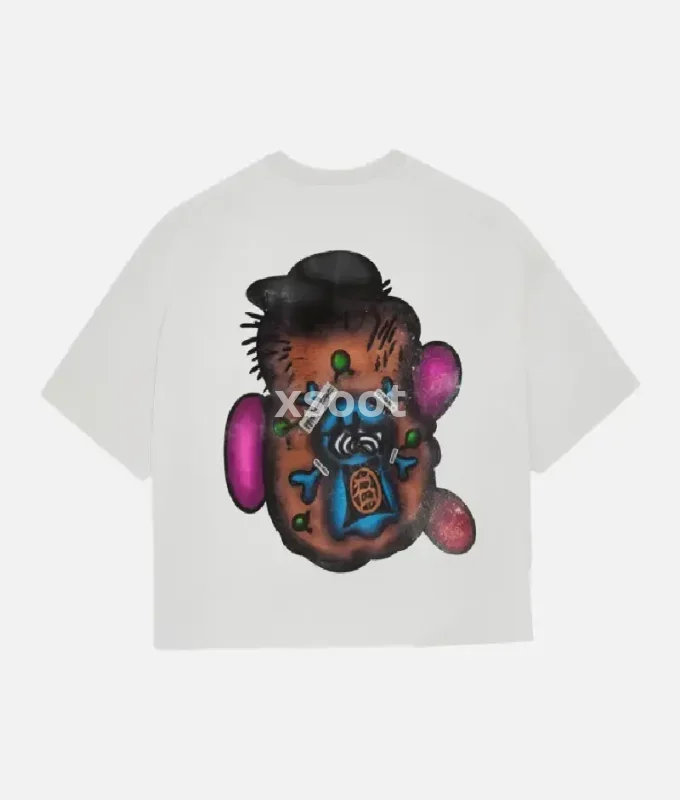 Buy Billionaire Studios Greedy Face Tee - Authentic White