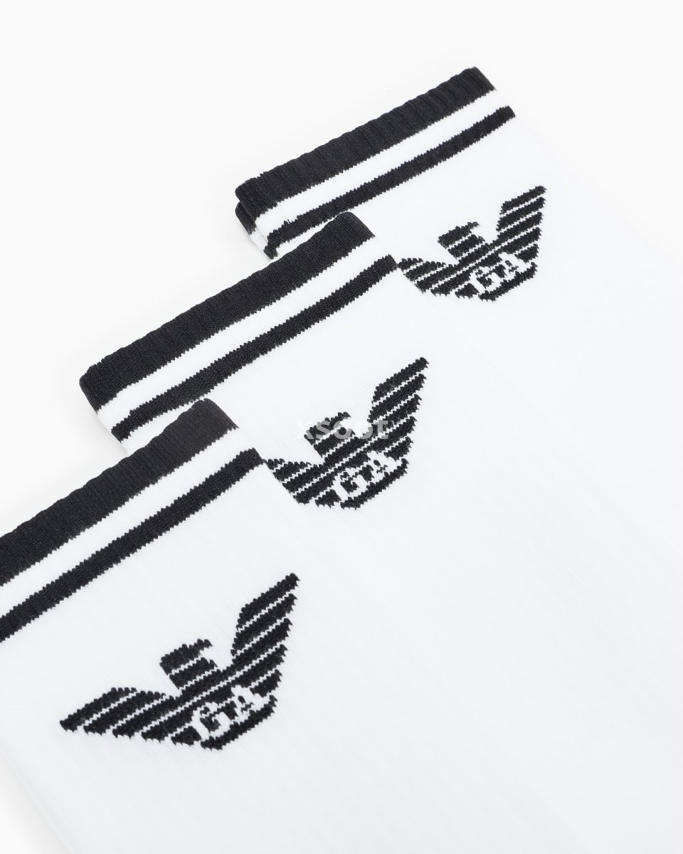Buy ASV Eagle Logo Terrycloth Socks 3-Pack | Premium Cushioned Crew Socks for Streetwear & Everyday Comfort