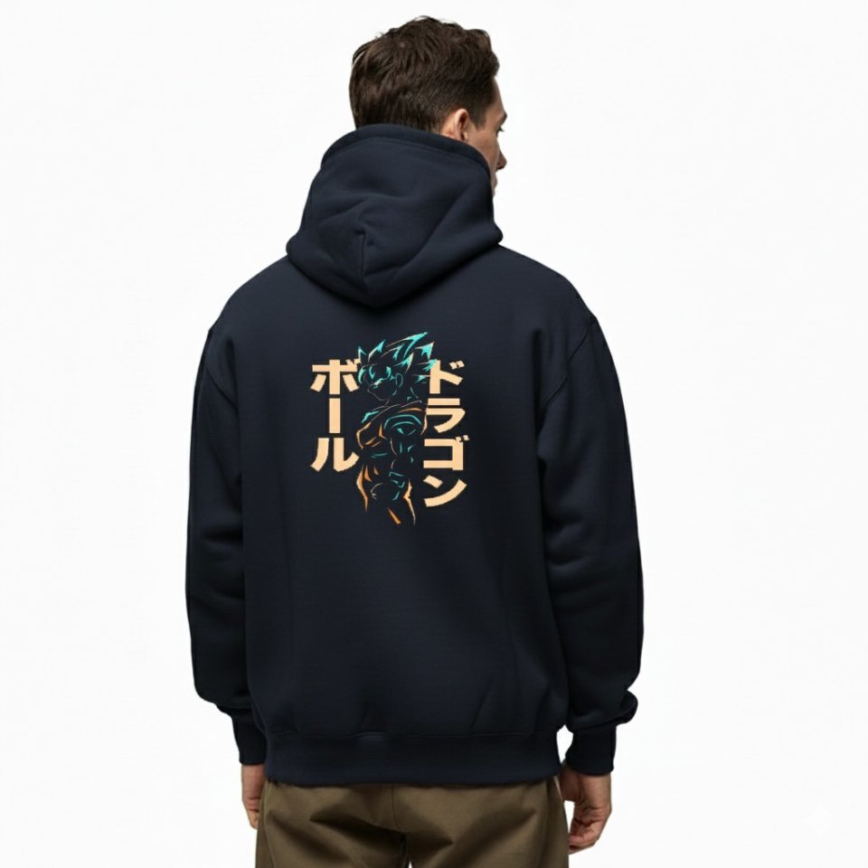 Buy Men's High Quality Imported Casual Pullover Hoodie Online | Premium Black Oversized Hoodie
