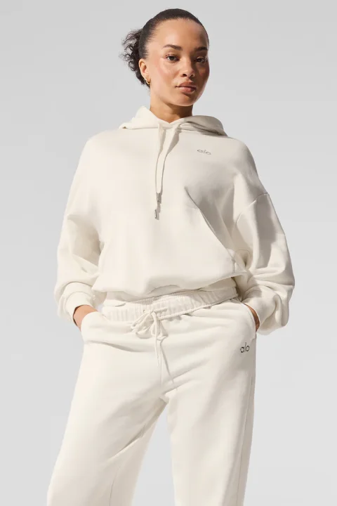 Buy Alo Yoga Accolade Hoodie Online | Premium Unisex Campus Lounge Pullover