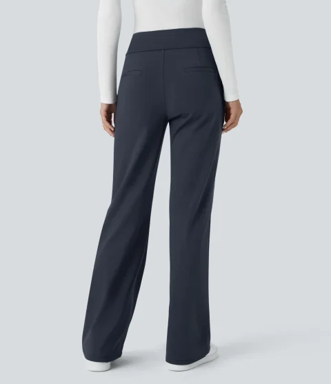 Buy Halara Flex Pocket Flare Work Pants | Office Ready High-Waisted Flare Trousers for Women