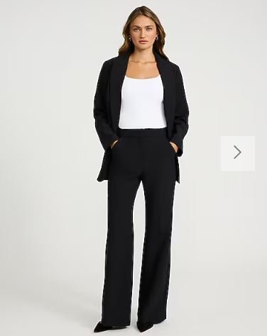Buy Express Editor High-Waisted Flare Trousers | Elegant Women's Office and Business Casual Pants