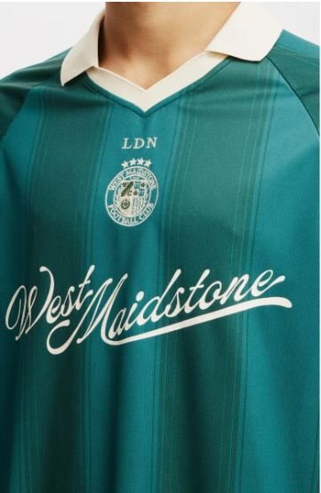 Buy Cotton On Men's Soccer Jersey Pineneedle Green Vintage Online