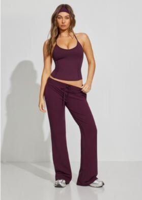 Buy Garage Snatch Booty Stretch Terry Pants | Flattering Fit High-Waisted Lounge Pants for Women