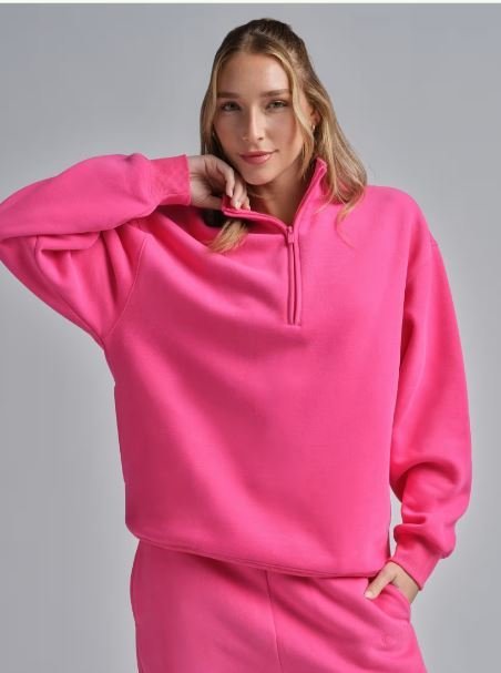 Buy Basic Quarter-Zip Mock Neck | Women's Essential Pullover for Everyday Comfort and Style
