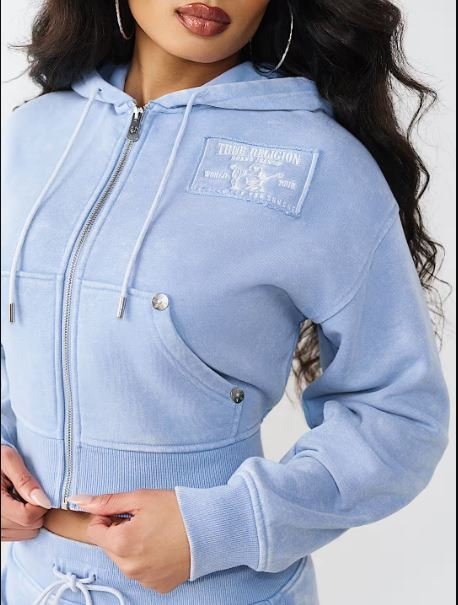 Buy Vintage Washed Embroidered Zip Hoodie Online | Premium Vintage Full Zip Comfort Hoodie