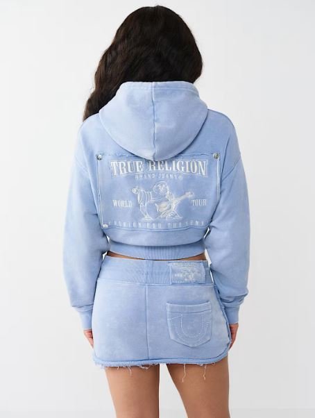 Buy Vintage Washed Embroidered Zip Hoodie Online | Premium Vintage Full Zip Comfort Hoodie