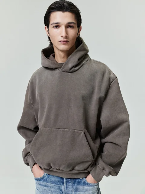Buy Sunfaded Classic Half Raglan Hoodie Online | Extra Long Sleeve Cozy Pullover