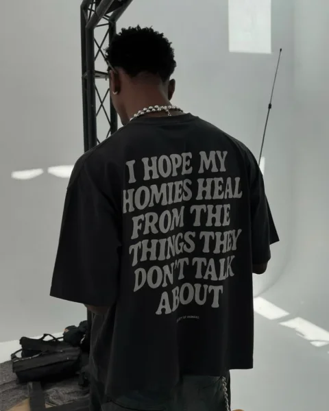 Buy "Healing the Homies" Heavyweight Tee | Premium Oversized Graphic T-Shirt for Streetwear and Everyday Comfort