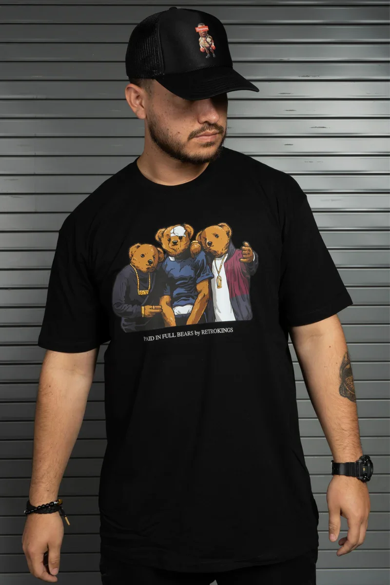 Buy Authentic Paid In Full Bears Graphic Tee Streetwear Online