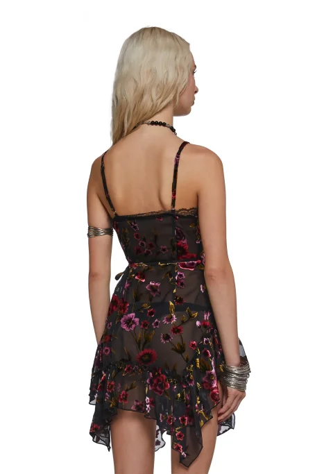 Buy Florence Velvet Wrap Mini Dress Online | Luxury Evening Party Dress for Women