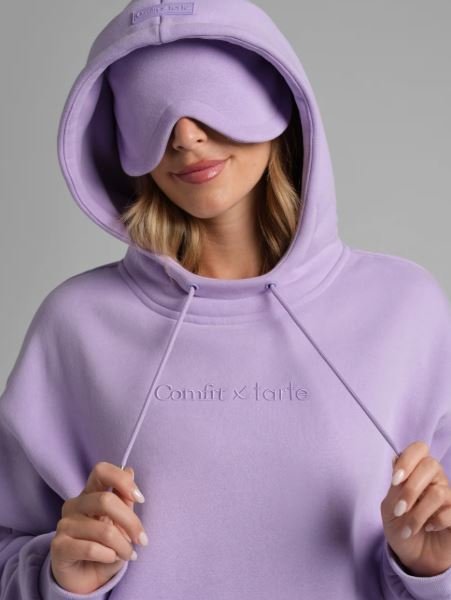 Buy Comfort x tarte Airplane Mode Travel Hoodie Online | Premium Oversized Hoodie for Flights & Travel