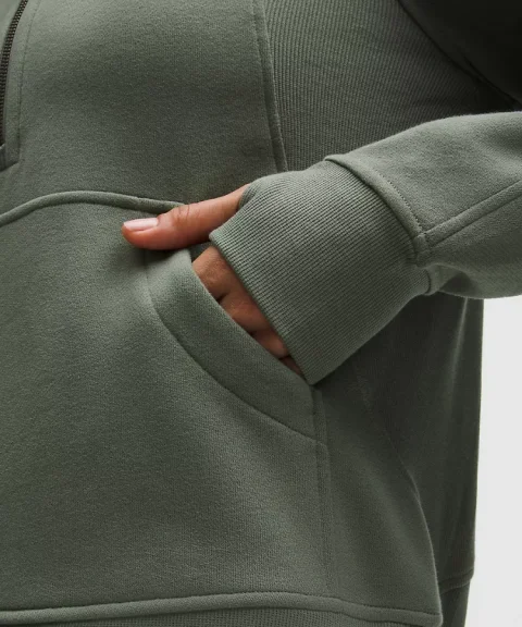 Buy Scuba Oversized Half-Zip Hoodie Long Online | Extended Length Oversized Hoodie