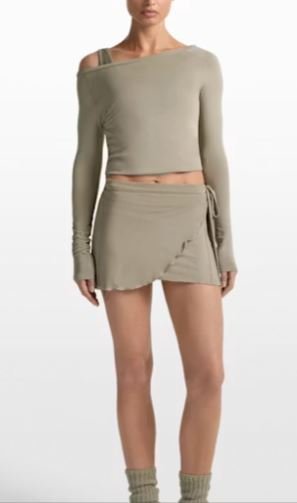 Buy Women's Wrap Skirt Online | Elegant Adjustable Tie-Waist Casual Skirt
