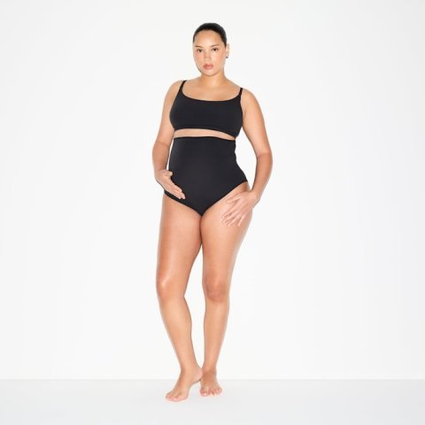 Buy Fits Everybody Maternity High-Waisted Brief 5-Pack Onyx Online | Soft Full-Coverage Pregnancy & Postpartum Underwear Set