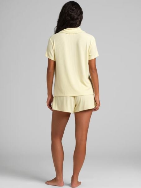 Buy Authentic Slinky Rib Short Sleeve PJ Set Online
