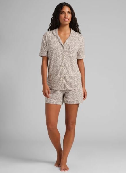 Buy Authentic Luna Lounge Short Sleeve Short PJ Set Online