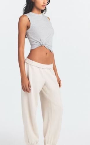 Buy Cropped Jogger Pants | Premium High Rise Cropped Sweatpants for Everyday Comfort and Athleisure Style