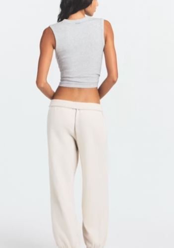 Buy Cropped Jogger Pants | Premium High Rise Cropped Sweatpants for Everyday Comfort and Athleisure Style