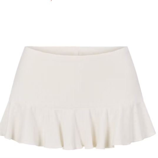 Buy Heavy Pointelle Mini Skort Marble Online | Women's Knit Mini Skort with Built-In Shorts