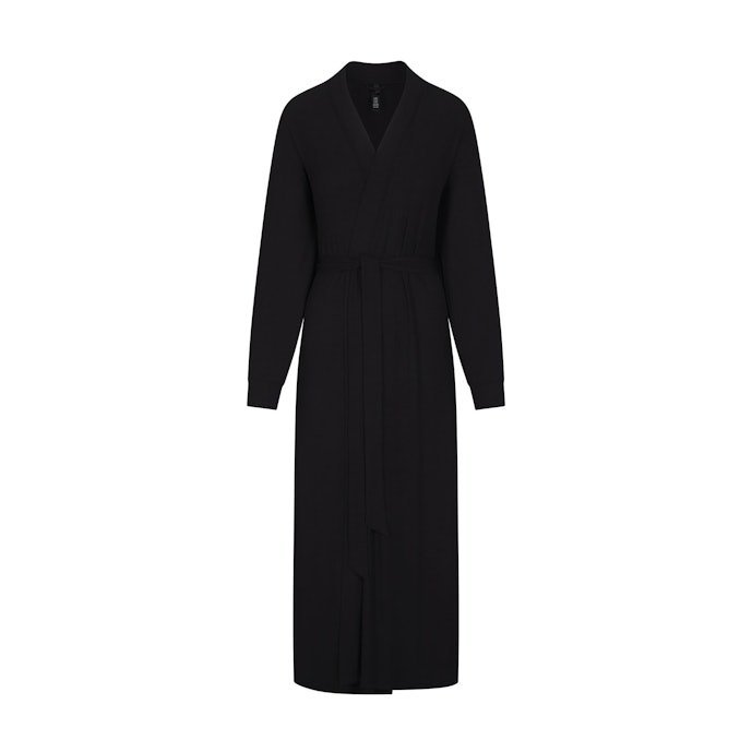 Buy Soft Lounge Long Robe Onyx Online | Ultra-Soft Full-Length Women's Luxury Lounge Robe