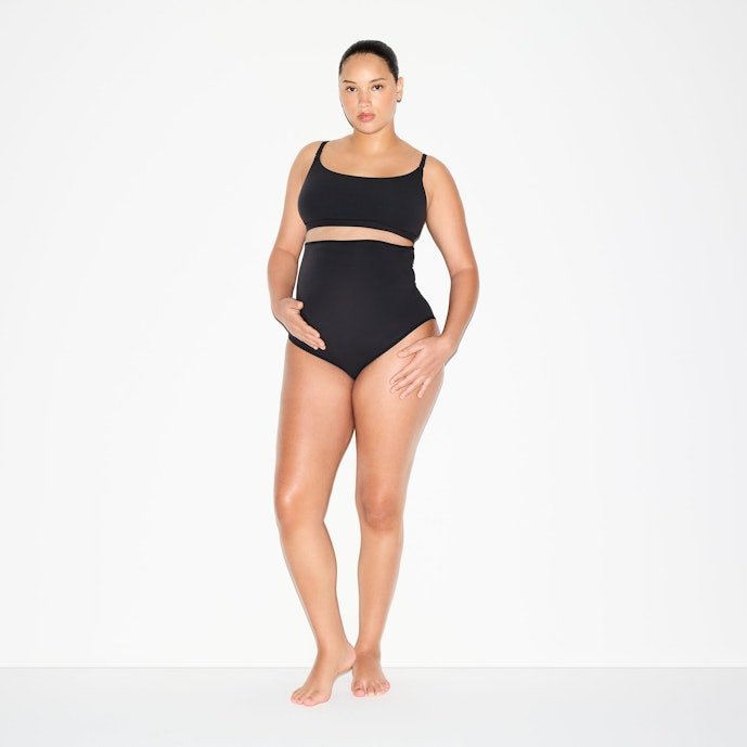 Buy Fits Everybody Maternity High-Waisted Brief 5-Pack Onyx Online | Soft Full-Coverage Pregnancy & Postpartum Underwear Set
