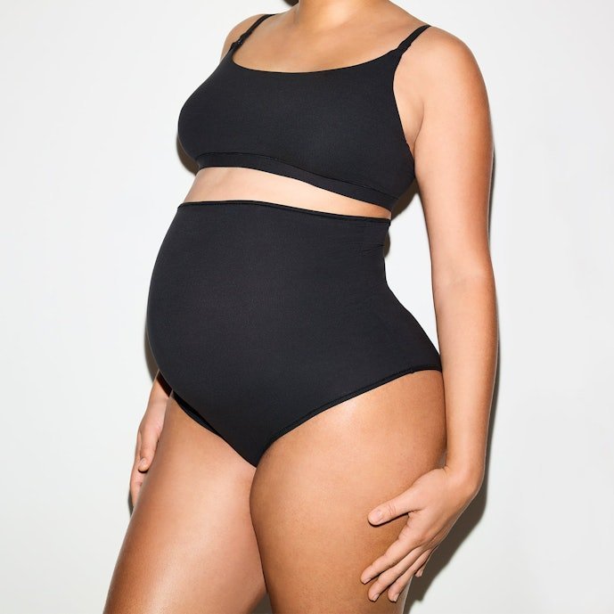 Buy Fits Everybody Maternity High-Waisted Brief 5-Pack Onyx Online | Soft Full-Coverage Pregnancy & Postpartum Underwear Set