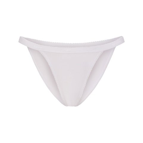 Buy Logo Picot String Bikini Panties Online | Soft Stretch Women's Low-Rise Bikini Underwear