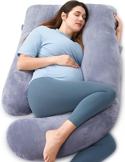 Buy Momcozy U Shaped Pregnancy Pillow Online | Full Body Maternity Pillow for Sleeping & Pregnancy Support