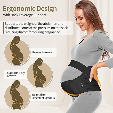 Buy ChongErfei 3-in-1 Maternity Support Belt Online | Pregnancy Belly Band for Back, Hip & Pelvic Support