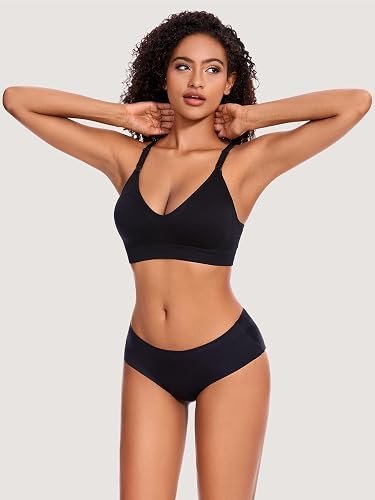 HBselect Nursing Bras for Breastfeeding Women Maternity Bras Seamless Wireless Pregnancy Sleep Bra with Bra Extenders