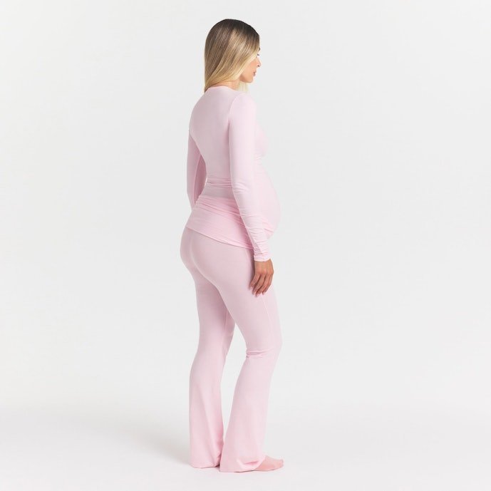 Buy Maternity Foldover Pants Online | Soft Stretch Foldover Waist Pregnancy Pants for Everyday Comfort