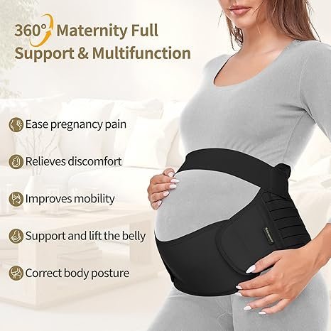 Buy ChongErfei 3-in-1 Maternity Support Belt Online | Pregnancy Belly Band for Back, Hip & Pelvic Support
