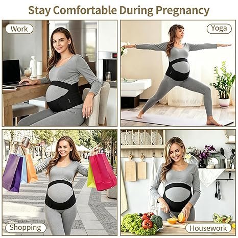Buy ChongErfei 3-in-1 Maternity Support Belt Online | Pregnancy Belly Band for Back, Hip & Pelvic Support